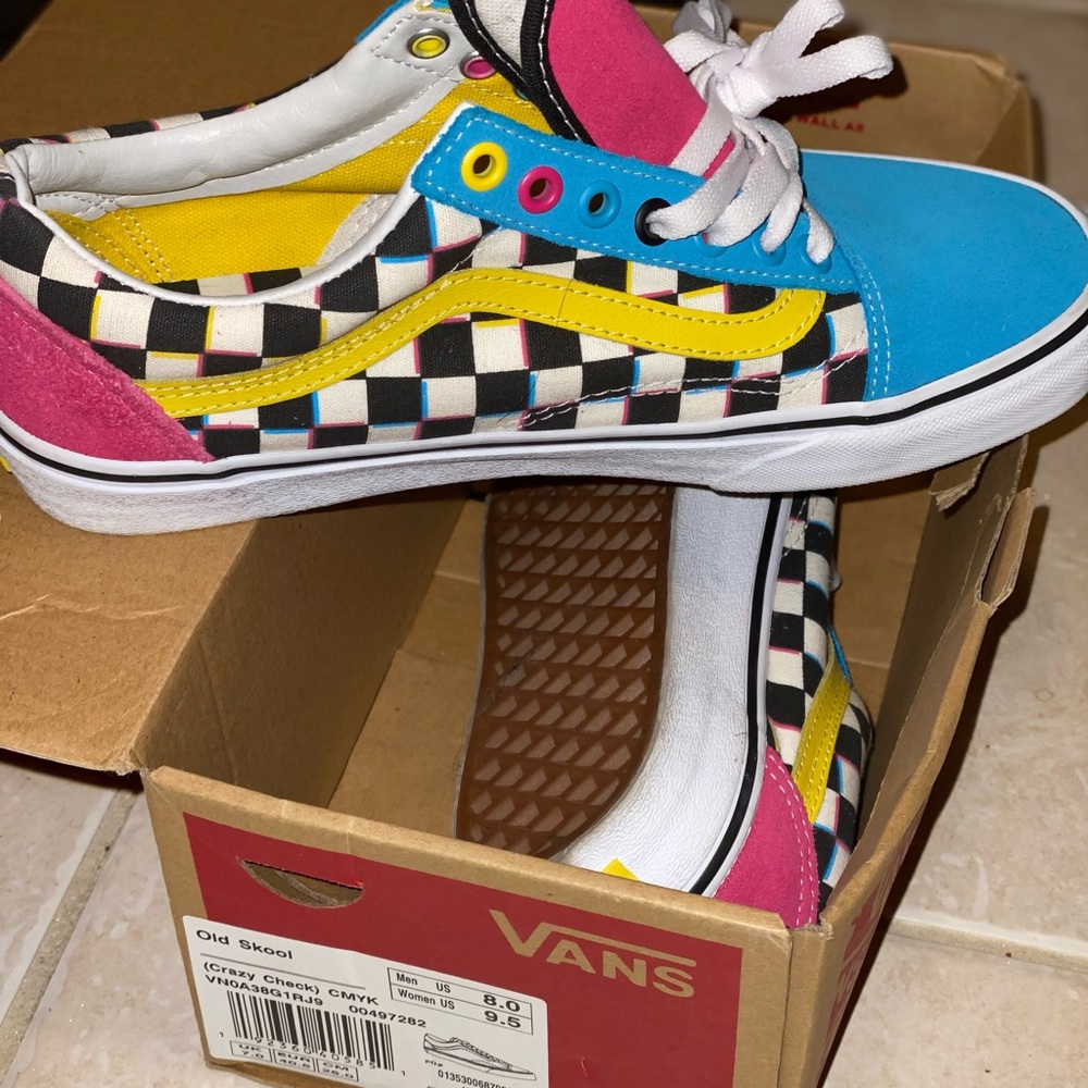 Vans Multi Color Checker